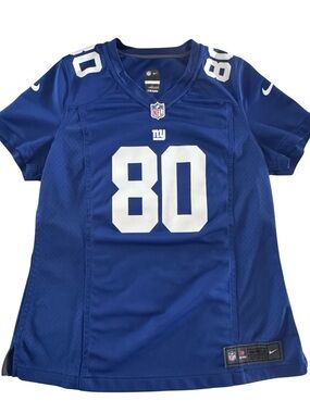 Nike New York Giants Victor Cruz 80 Jersey Blue NFL Football Women’s Large
